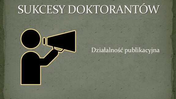 Wielki sukces publikacyjny mgr Jędrzeja Gosiewskiego