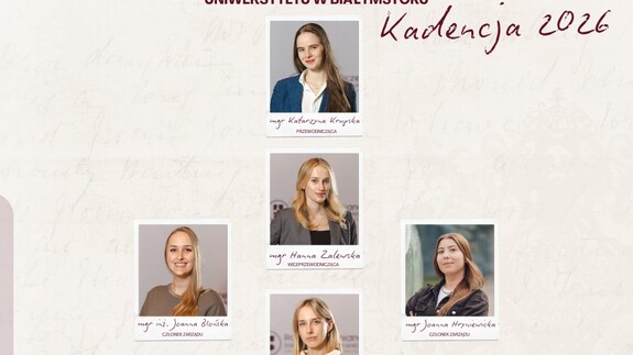 Nowy skład Rady Uczelnianej Samorządu Doktorantów