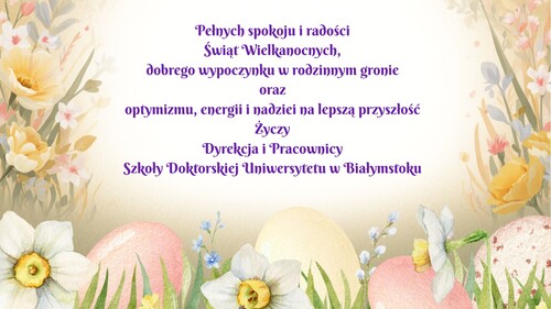 Życzenia Wielkanocne