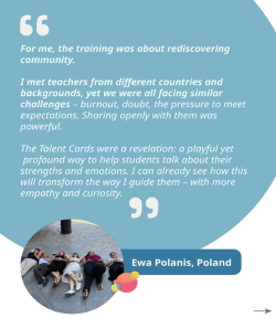 Mgr Ewa Polanis w międzynarodowym programie Talent Without Border - kiedy edukacja przekracza granice