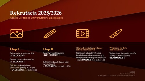 Terminy rozmów kwalifikacyjnych do szkoły doktorskiej _ 2025