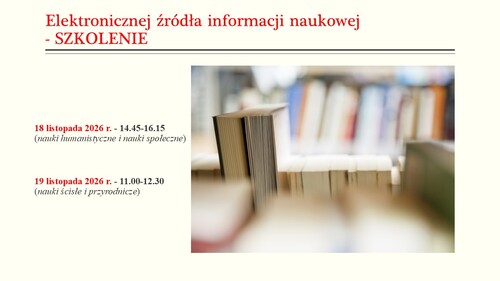 Szkolenie_ Elektroniczne źródła informacji